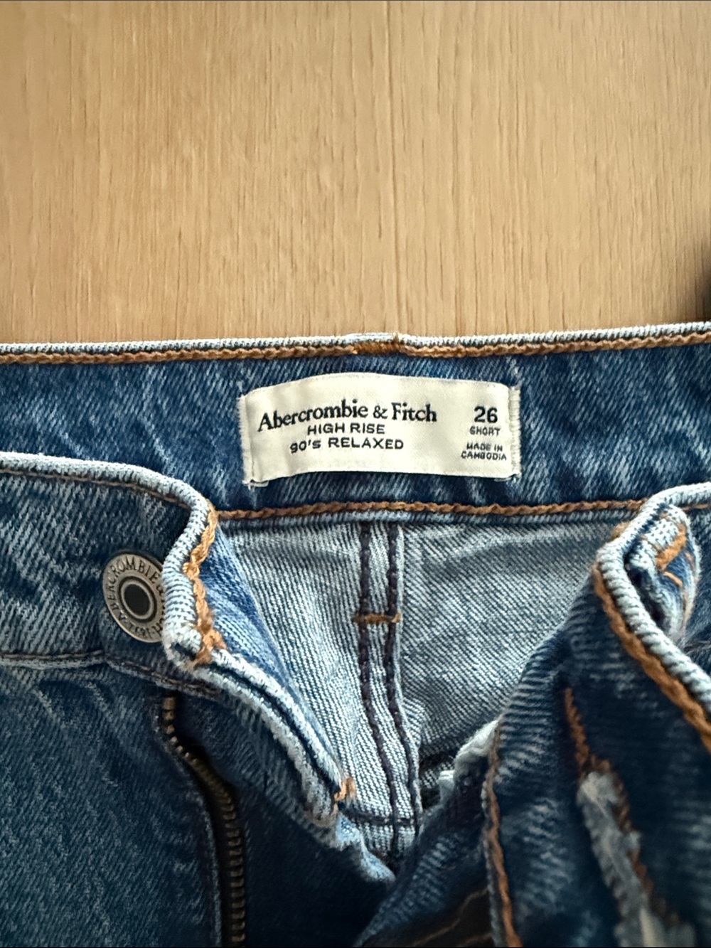 Abercrombie & Fitch Women's High-Rise Jeans - Medium Blue